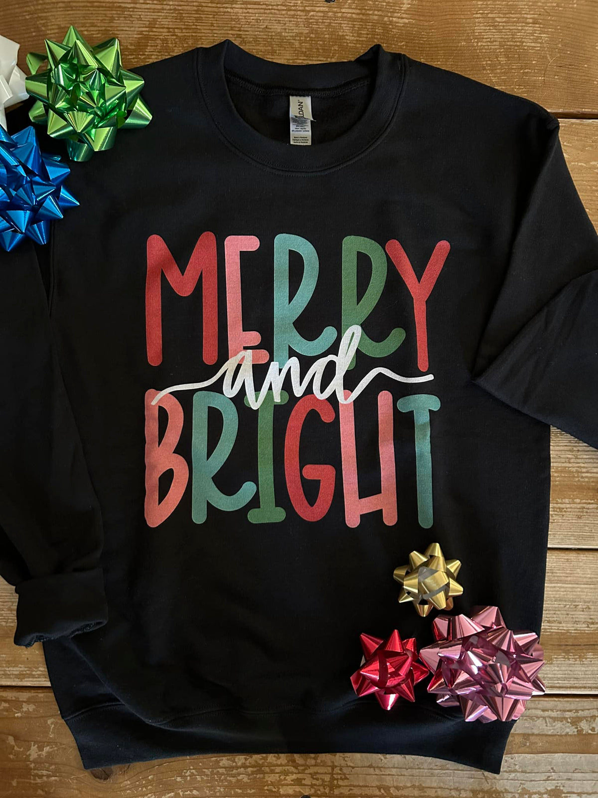Merry & Bright Christmas Sweatshirt