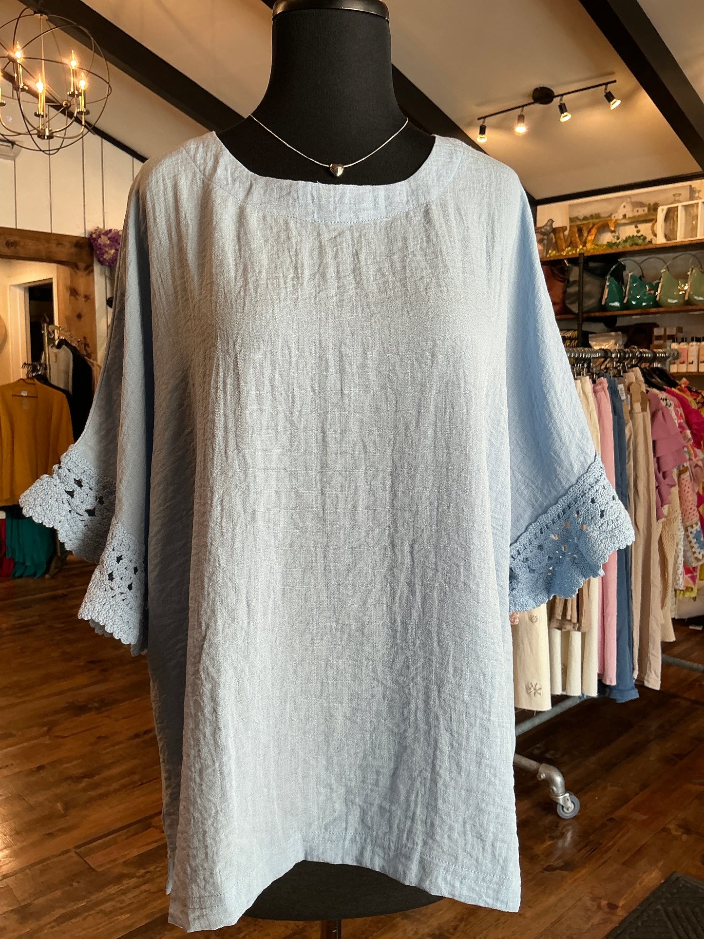 Crochet Trim Top
