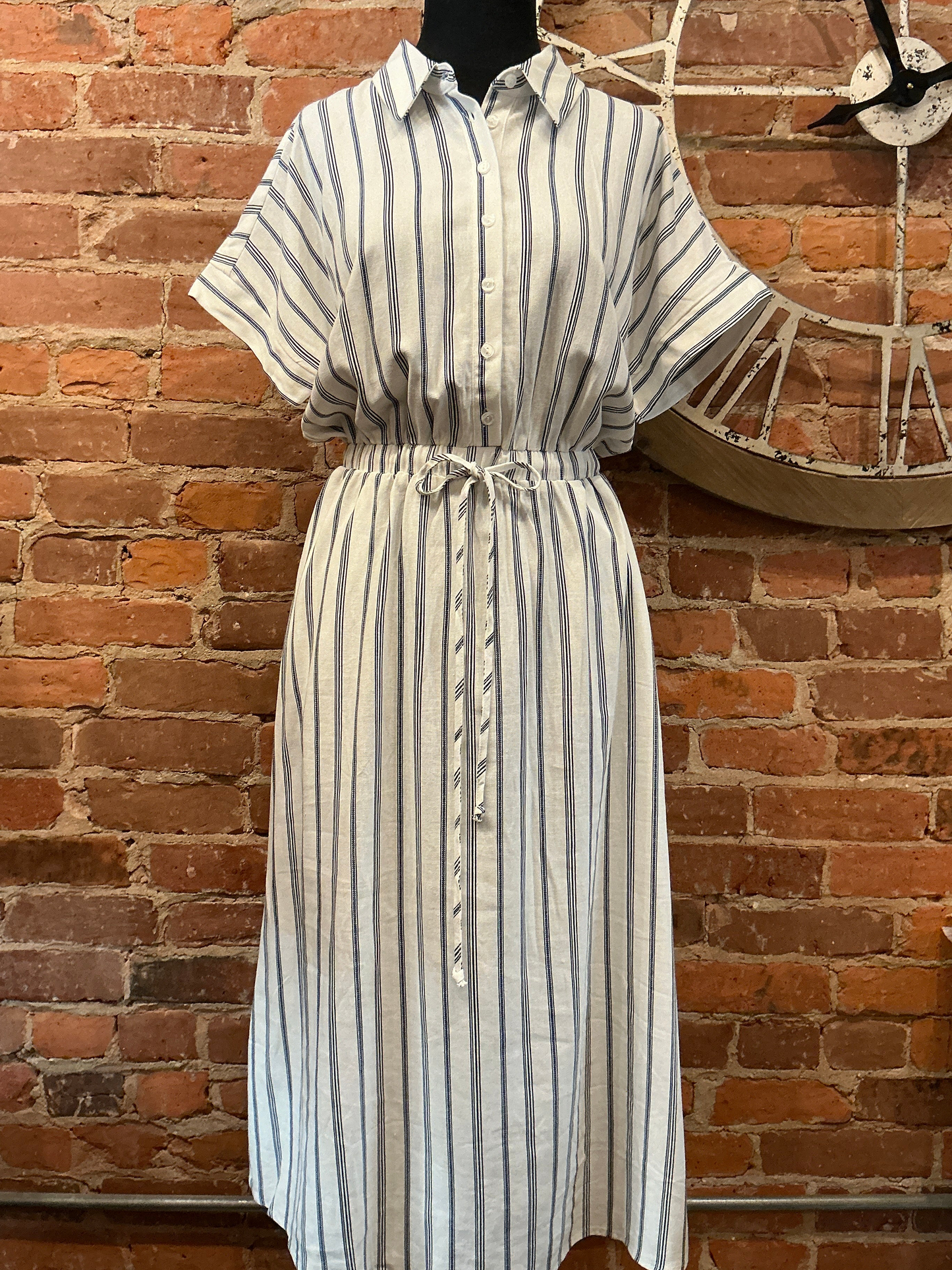 Collard Button Down Dress