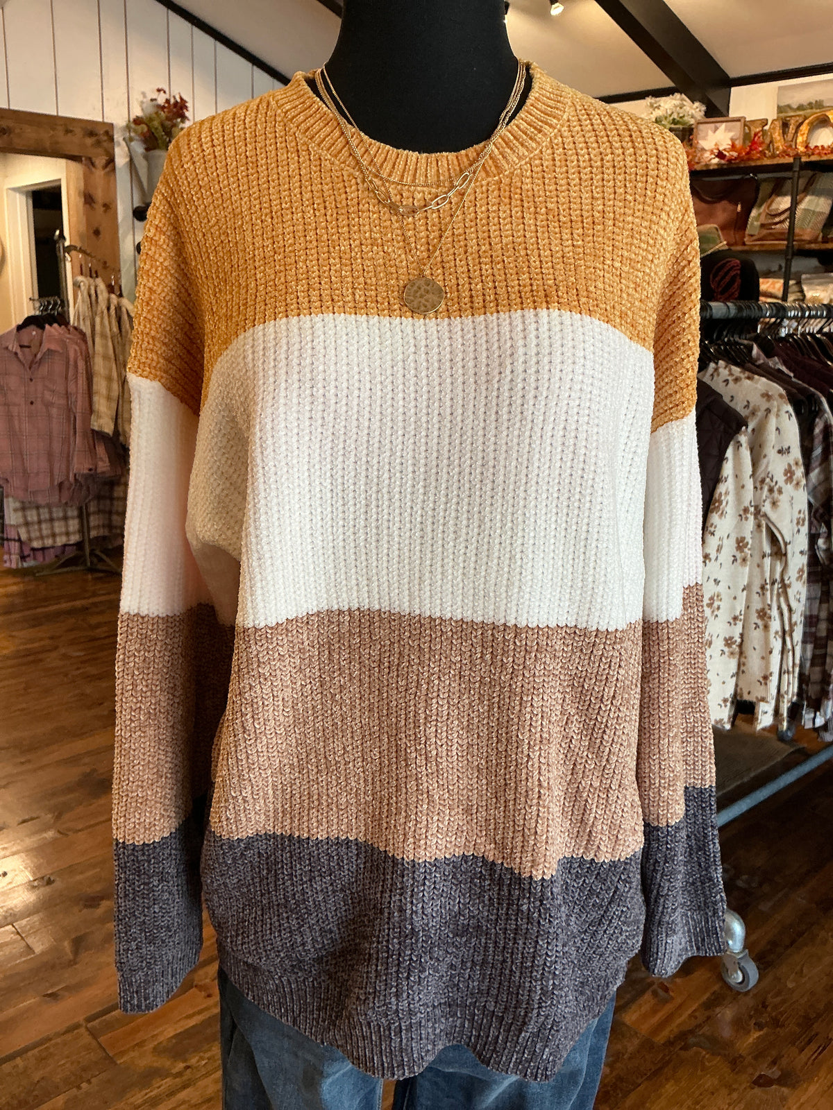 Chenille Soft Oversized Fall Sweater