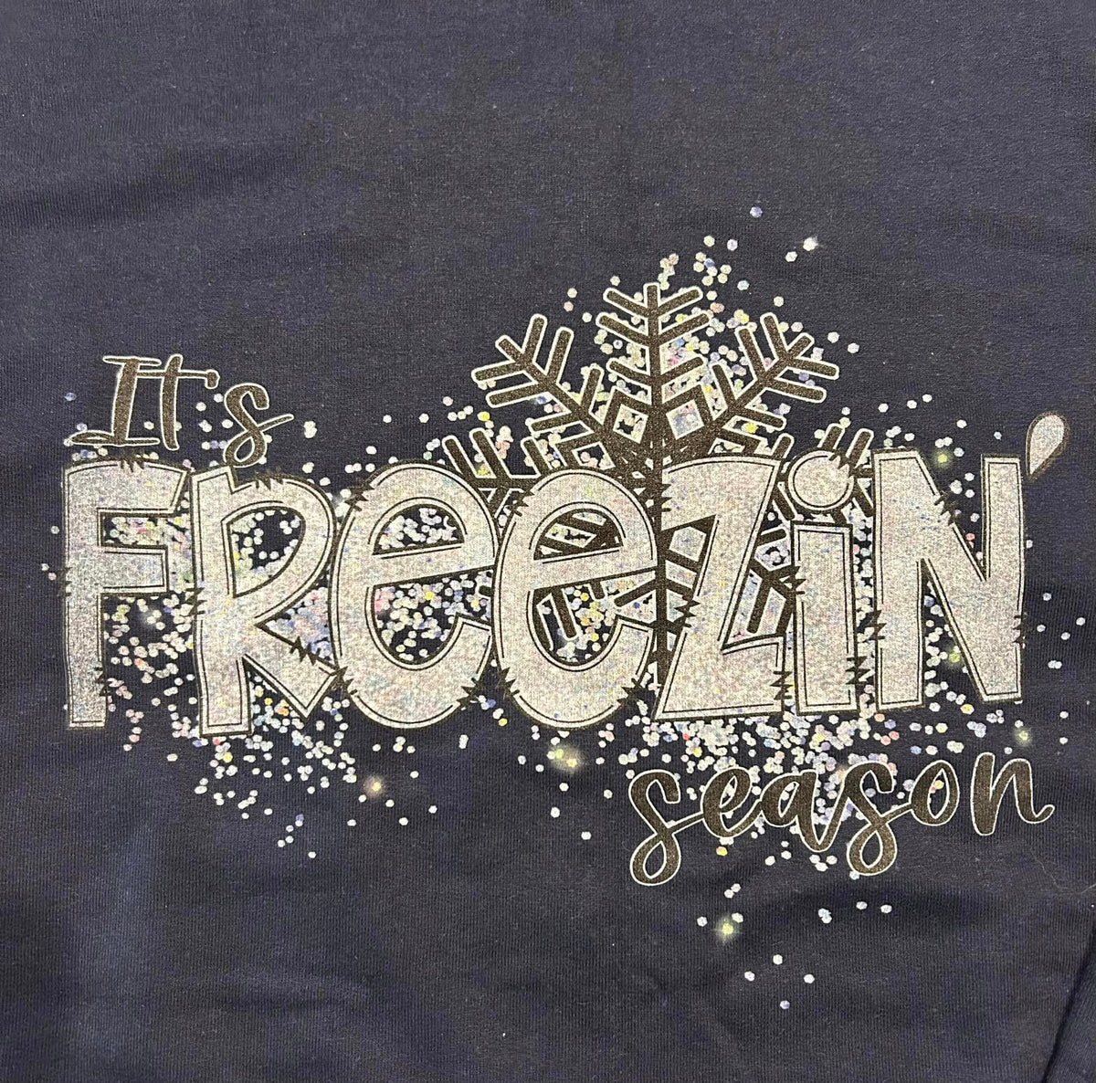 Navy It's Freezin Season Sweatshirt