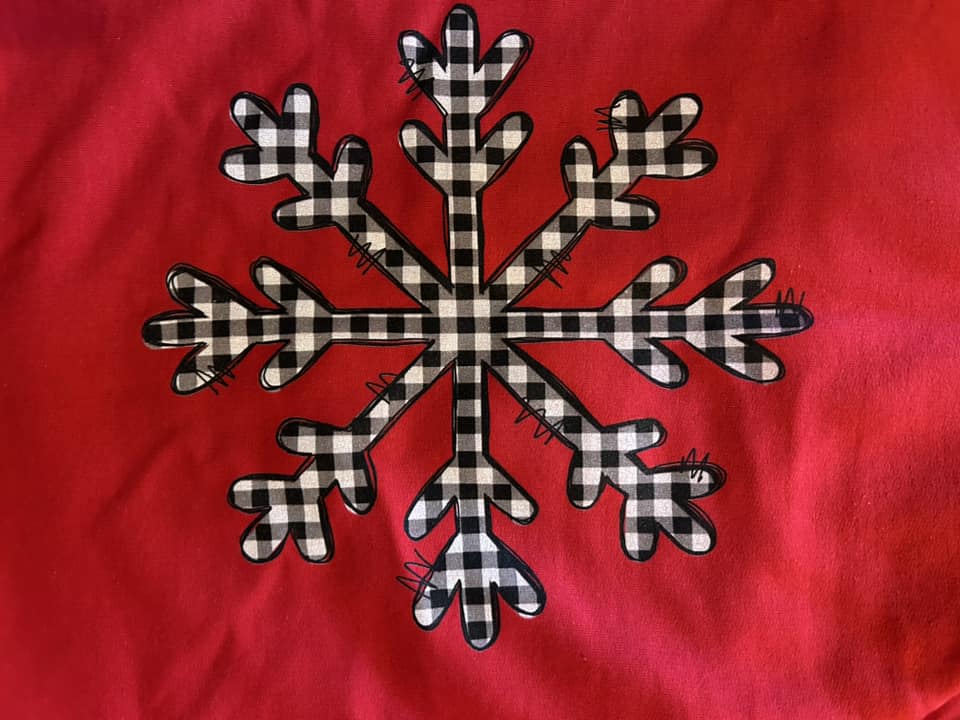 Buffalo Check Snowflake Sweatshirt