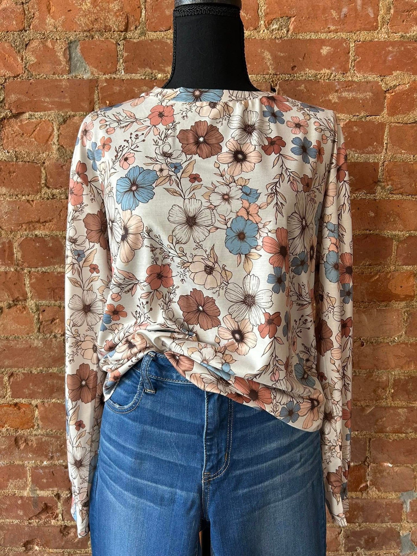 Relaxed Fit Floral Top