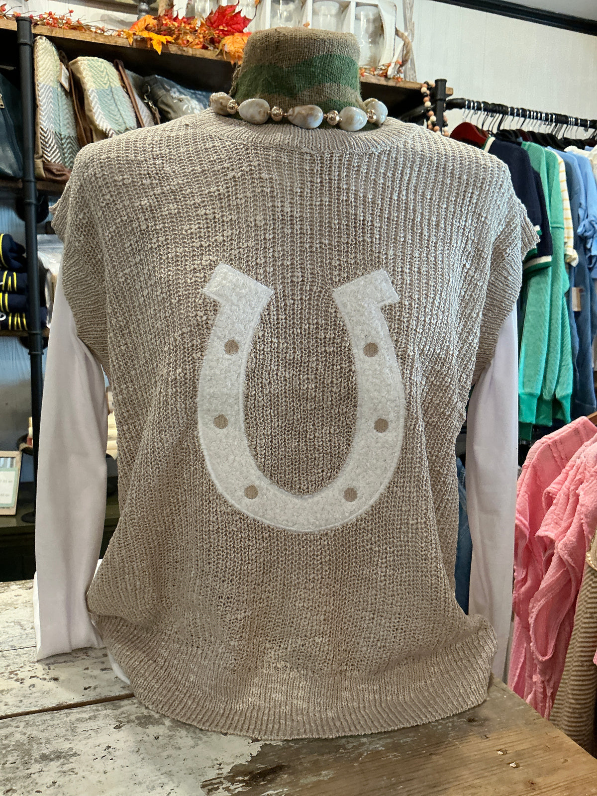 Colts Horseshoe Sweater Vest