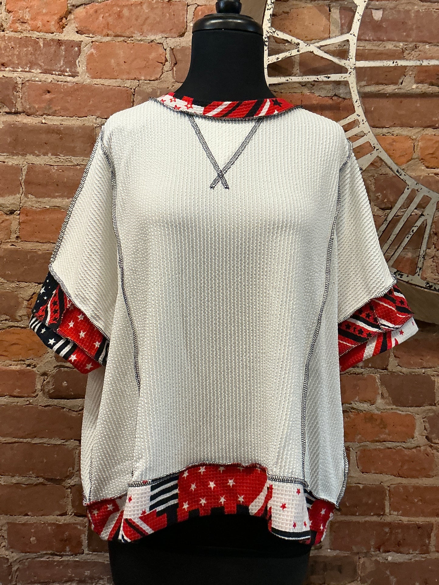 Stars & Stripes Oversized Top