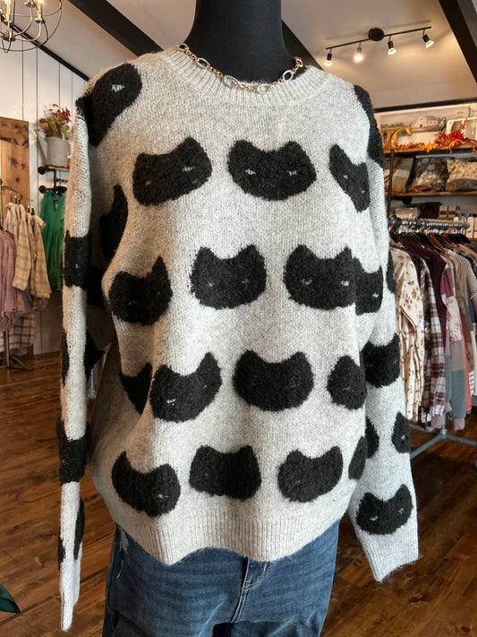 Black Cat Sweater