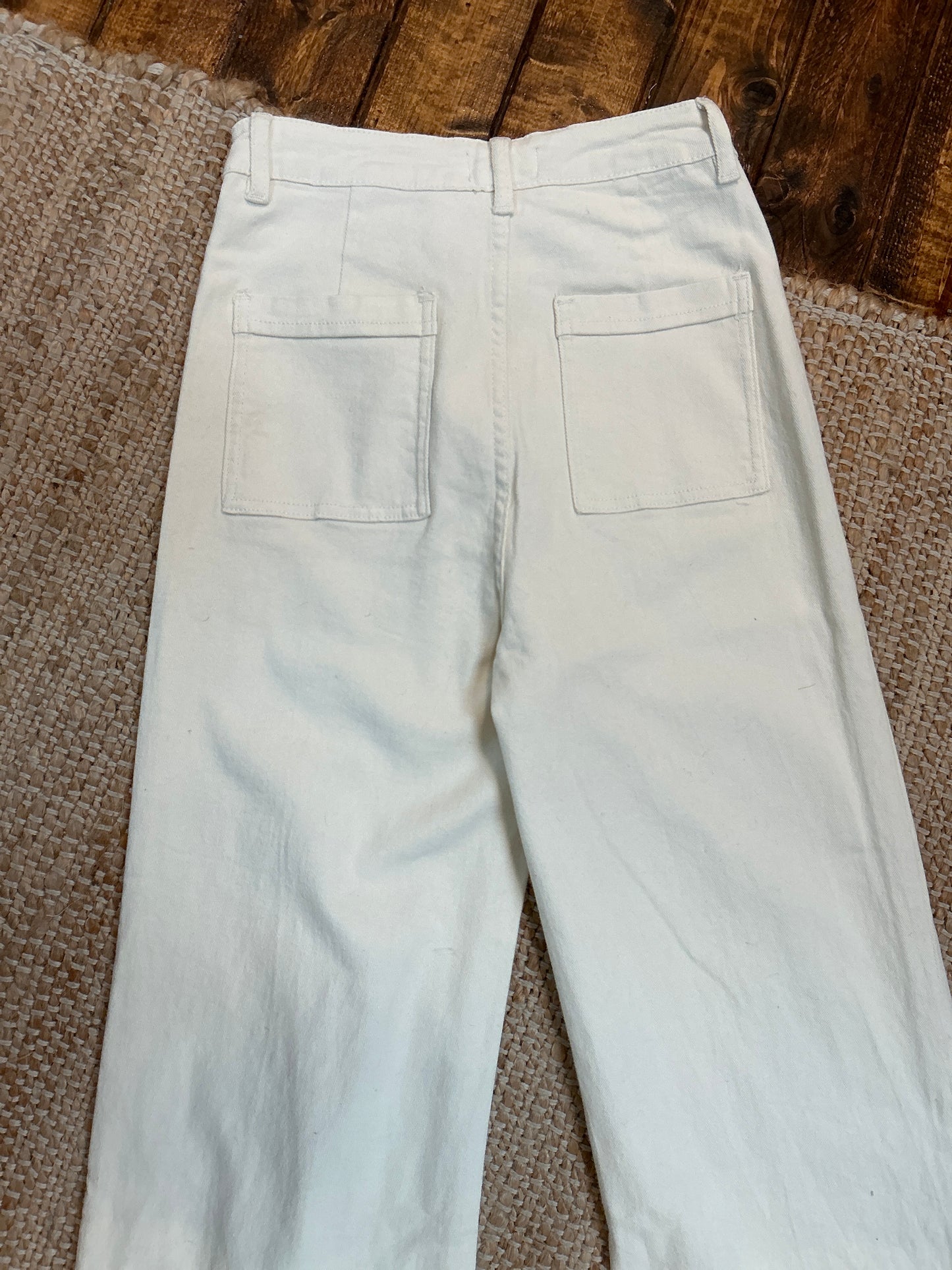 Eyelet Embroidered Pants