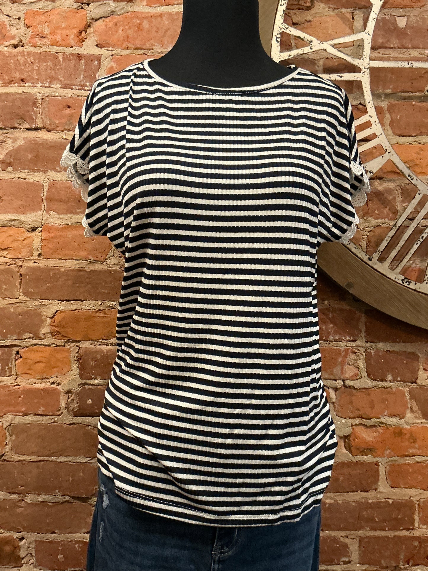 Lace Edge Trim Top