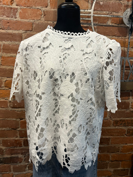 Plus Lace Blouse
