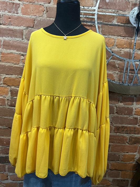 Plus Baby Doll Long Sleeve